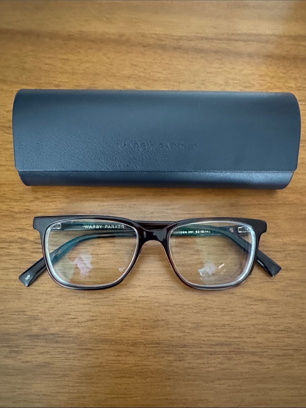 Warby Parker Hayden Frame - Rye Tortoiseshell Optical Glasses with Case